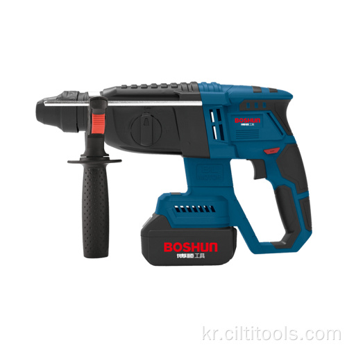 20V 브러시리스 모터 무선 망치 드릴 로터리 해머